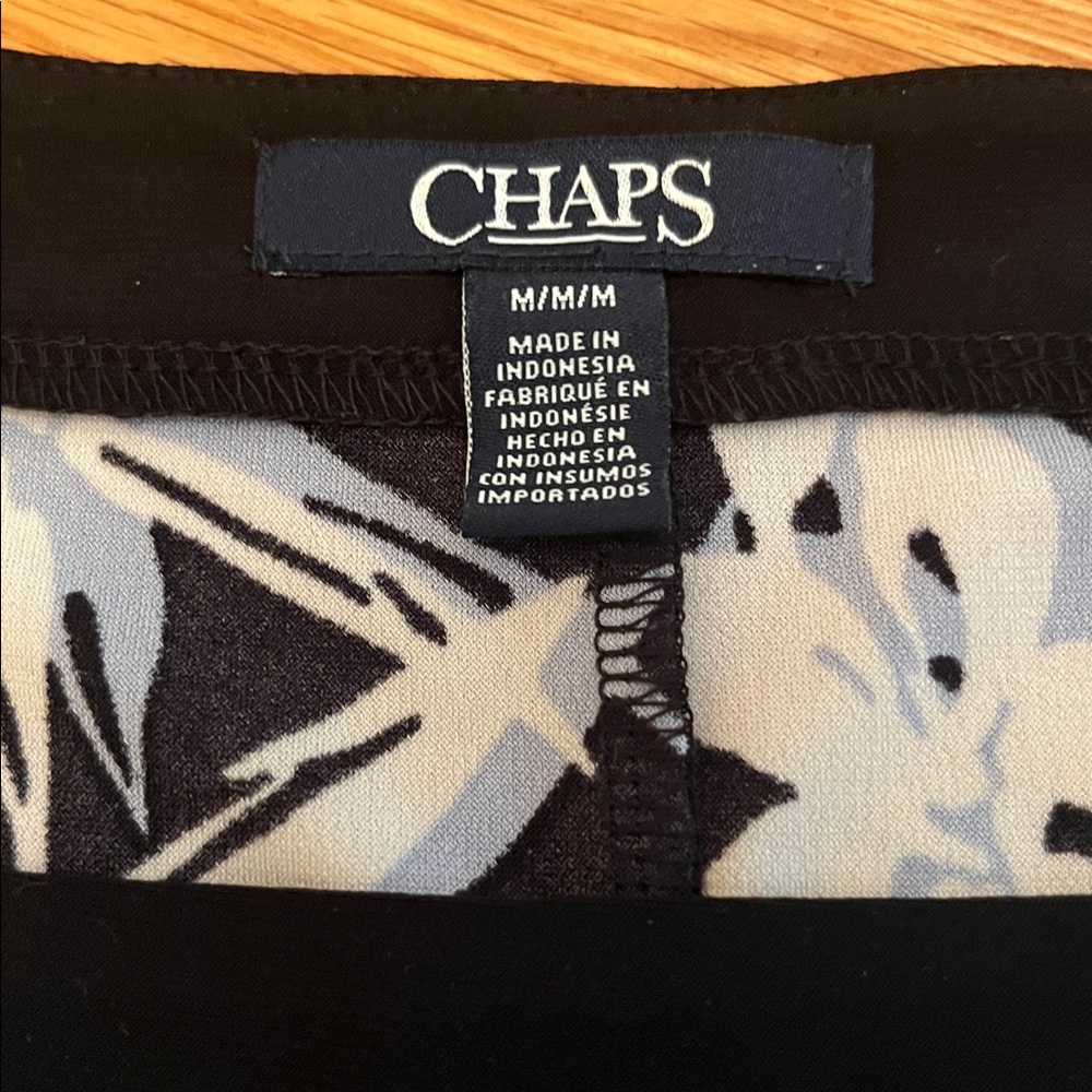 Chaps Floral Dress Size Medium - Picture 3 of 6